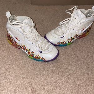 💸💸SOLD💸💸 Fruity Pebble Nike Foamposites